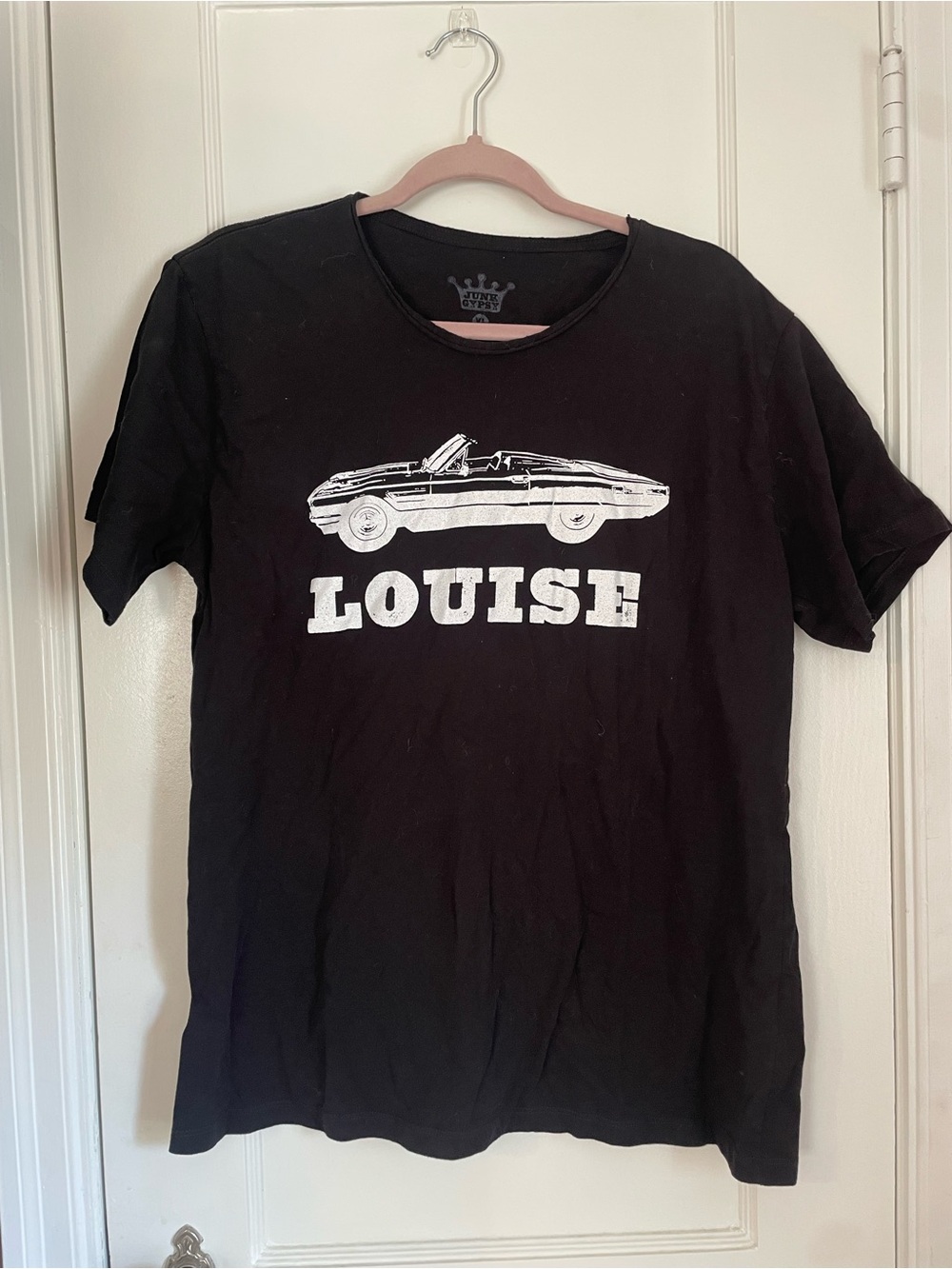 Louise Graphic Crewneck Tee - Black